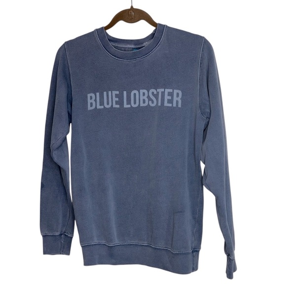 Blue Lobster Women’s XS Extra Small Sweatshirt Blue Logo - Picture 1 of 7